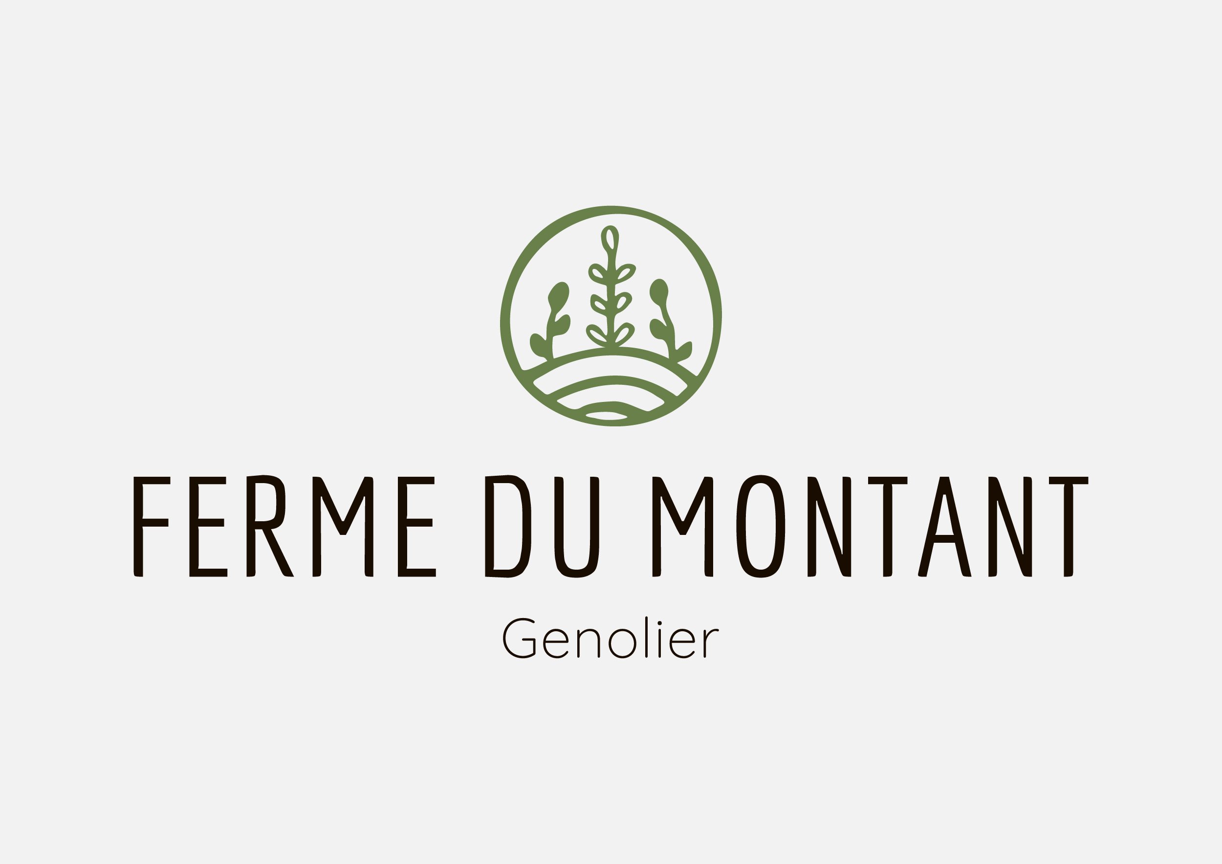 création du logo de la Ferme du Montant