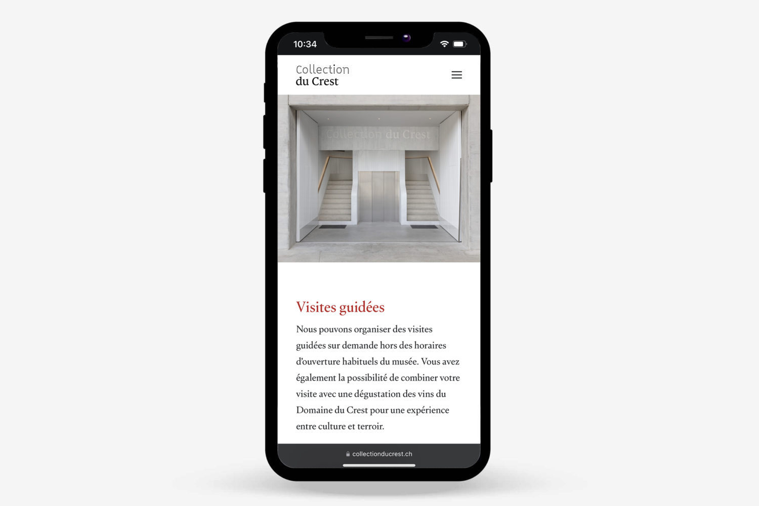 projet-web-smartphone-COLLECTION DU CREST