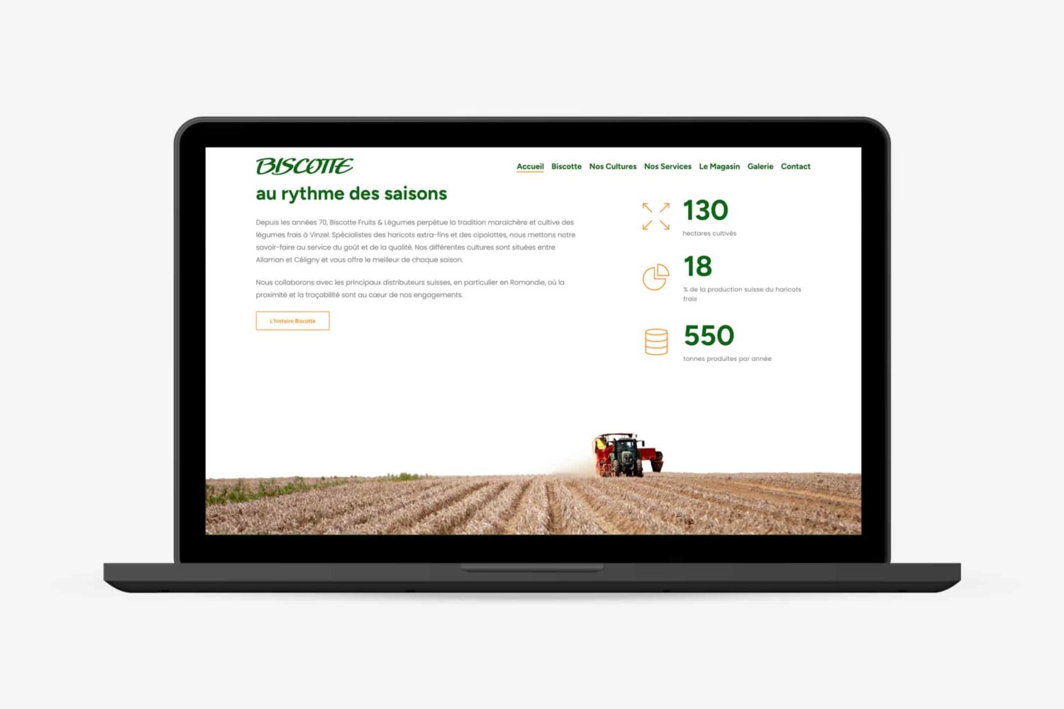 Projet web laptop Biscotte