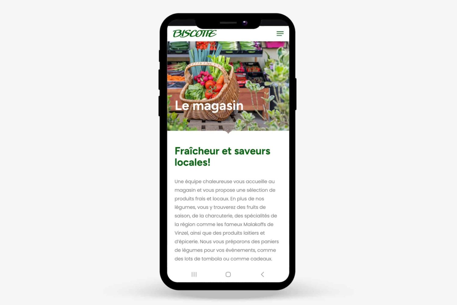 projet-web-smartphone Biscotte