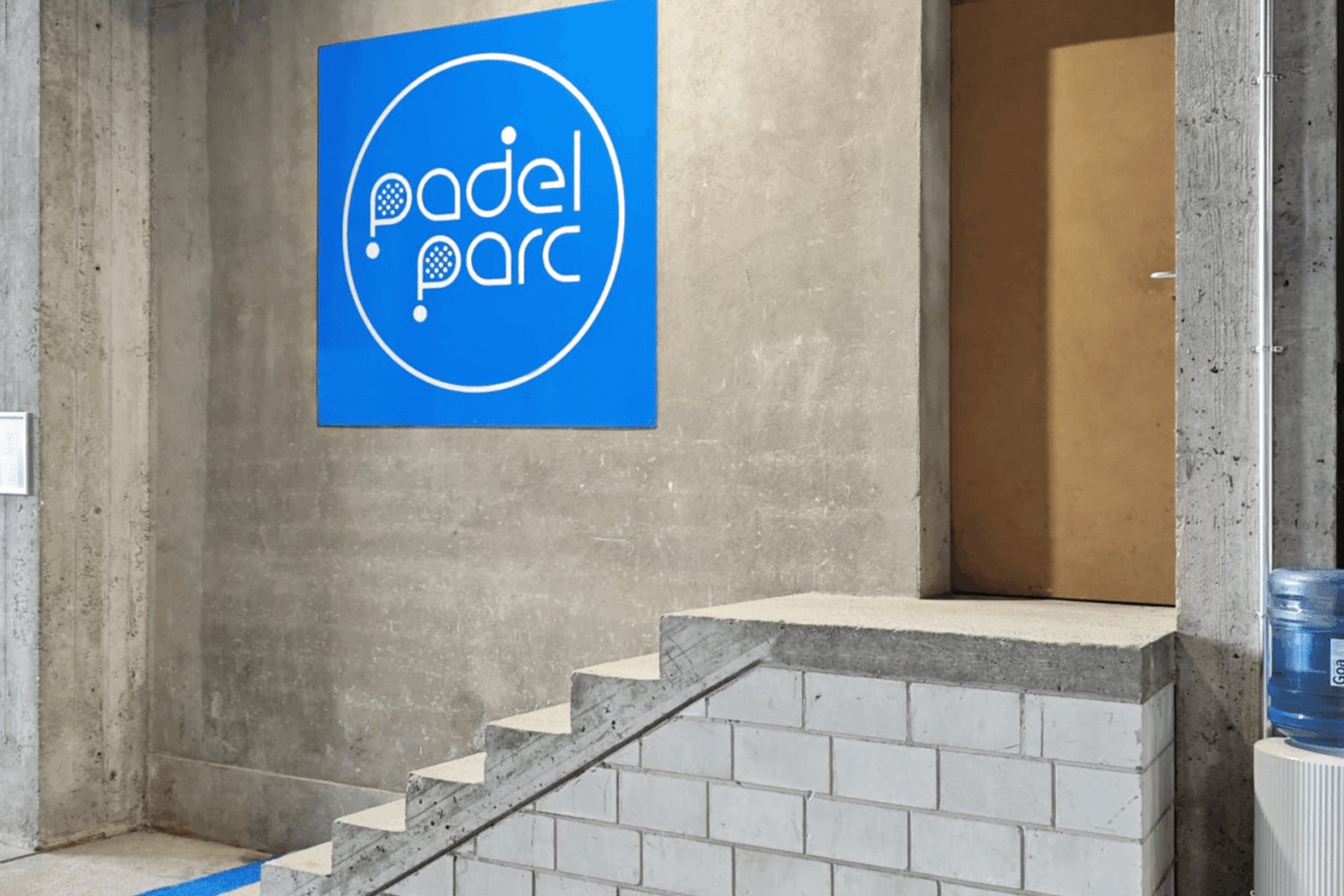 Padel Parc panneau publicitaire