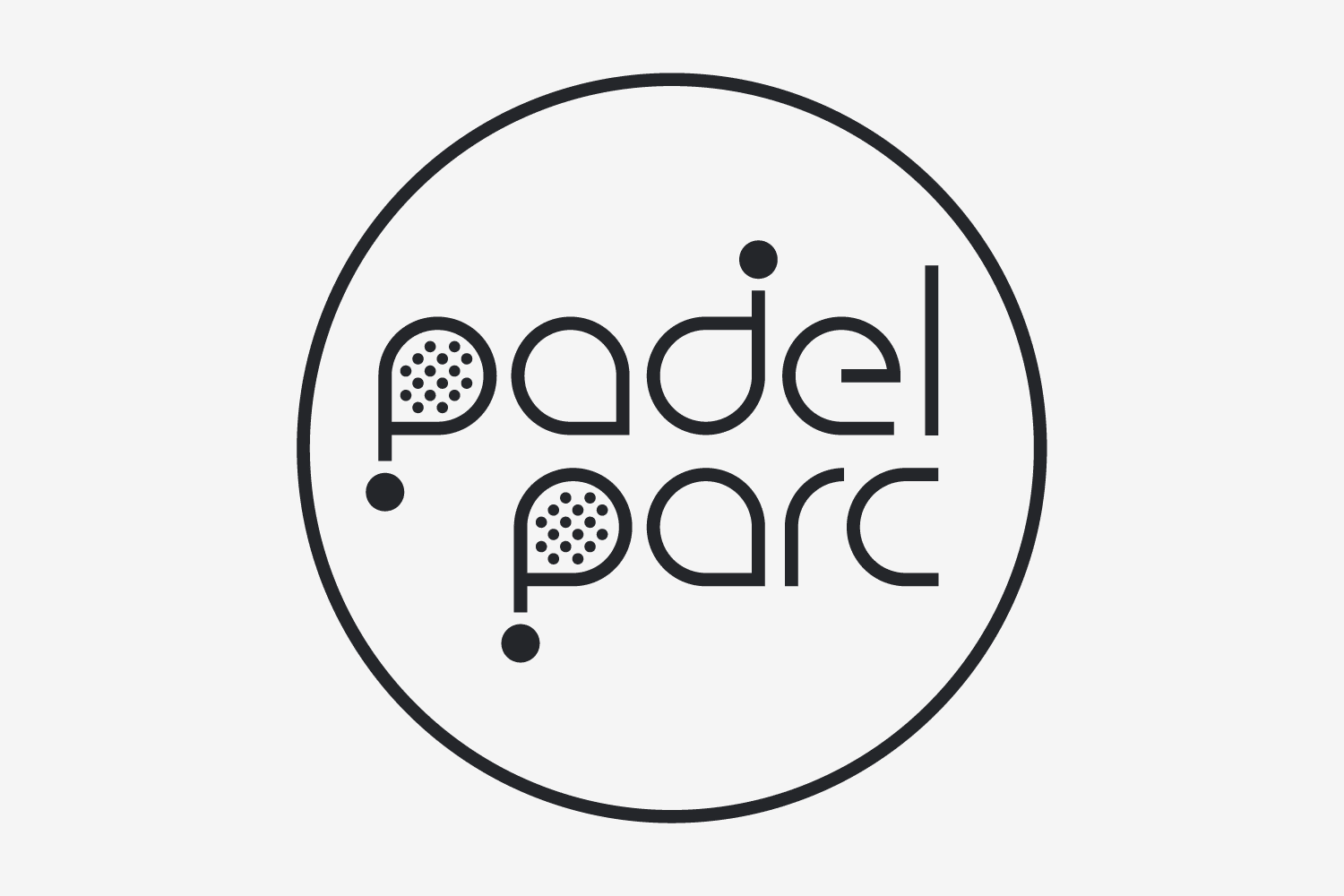 Logo rond padel parc